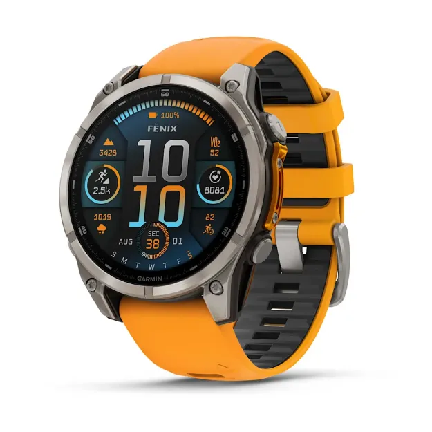 PAMETNI SAT GARMIN FENIX 8 - 47 mm, AMOLED, Titanijski
