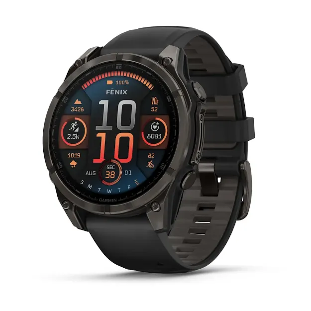 PAMETNI SAT GARMIN FENIX 8 - 47 mm, AMOLED, Titanij tamnosivi